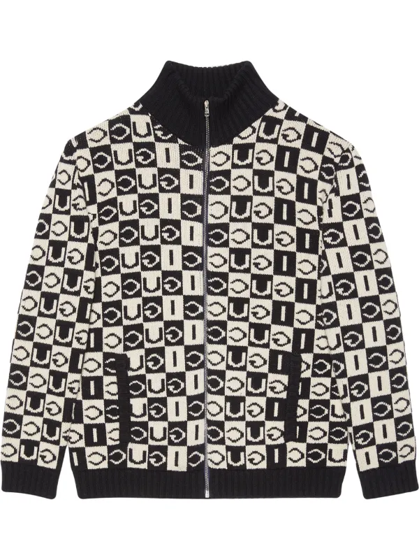 black and white gucci jacket