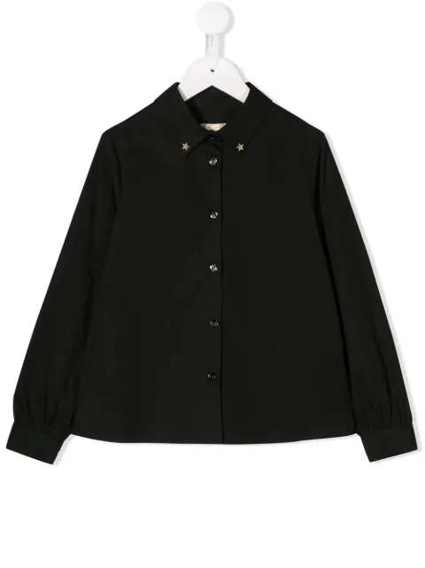Elisabetta Franchi La Mia Bambina Star button-down shirt