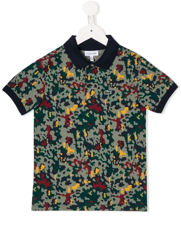 lacoste camo t shirt