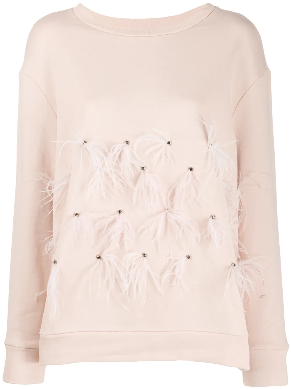 Twin-Set Pullover Mit Federn sEKmB Mpd3B Twin-Set Pullover Mit Federn sEKmB Mpd3B