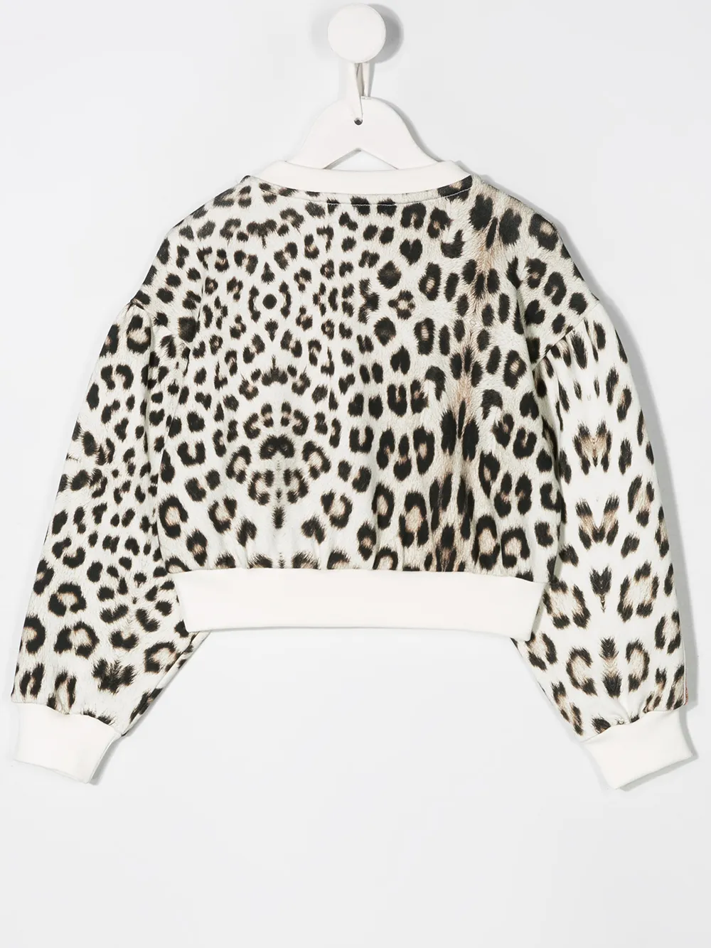 Roberto Cavalli Junior Trui met dierenprint Beige
