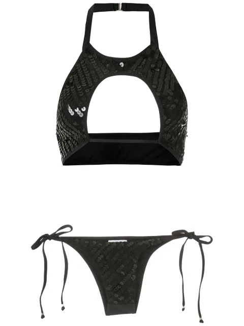 Amir Slama sequinned bikini set