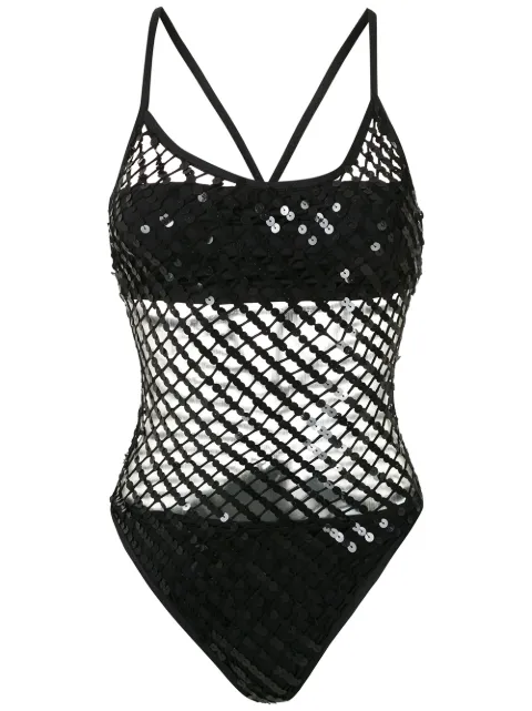 Amir Slama sequinned swimsuit