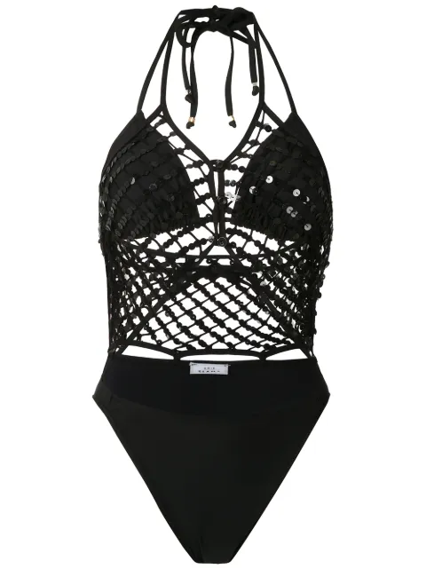 Amir Slama mesh panels swimsuit