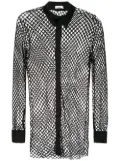 Amir Slama mesh shirt - Black