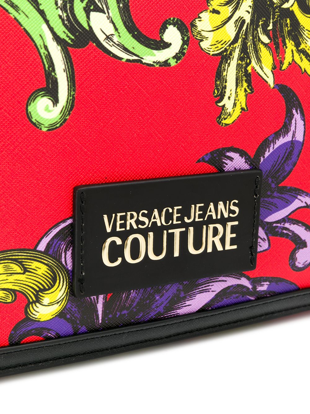 фото Versace Jeans Couture сумка на плечо из сафьяновой кожи