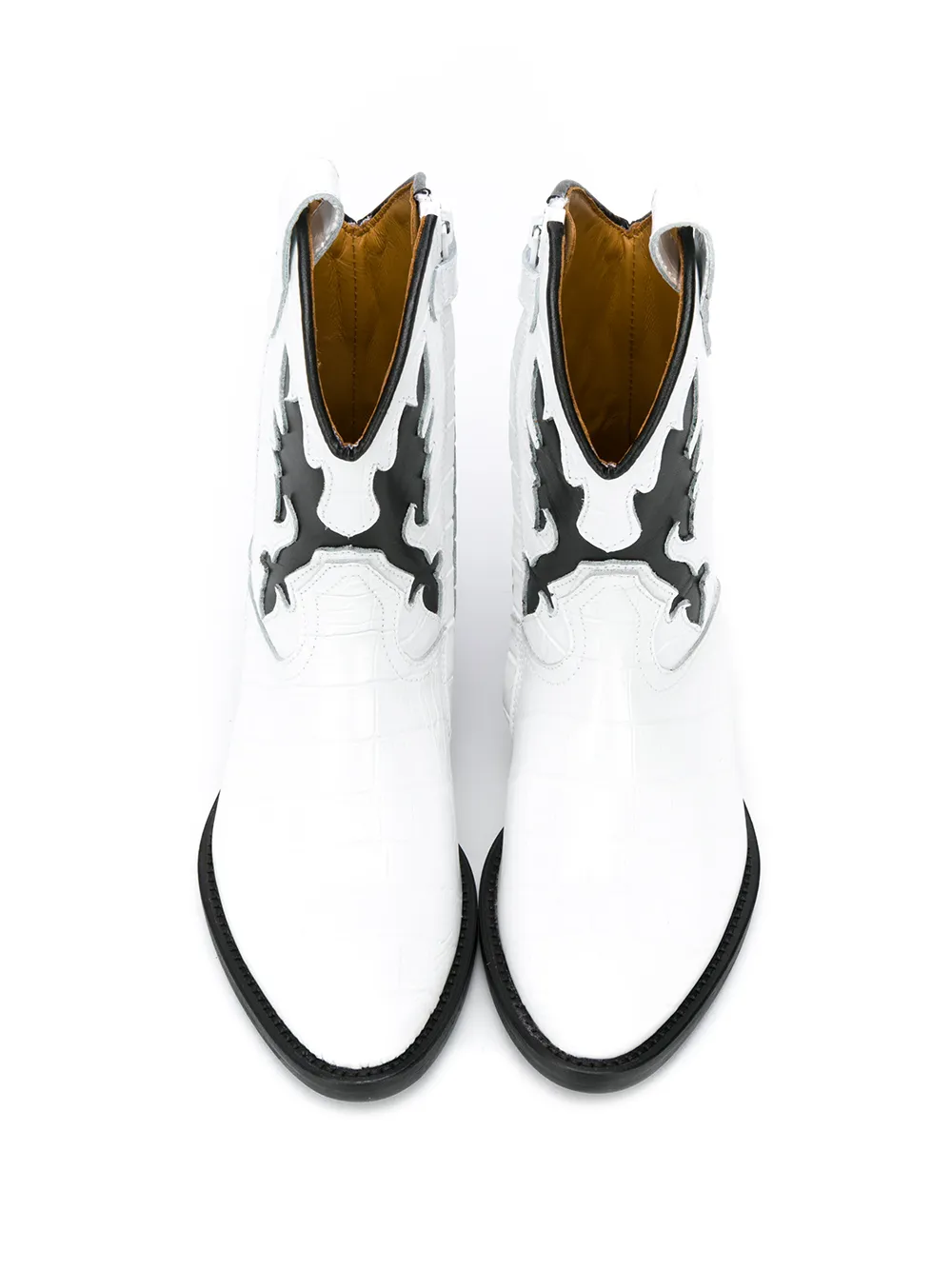  Gallucci Kids Klassische Westernstiefel   Weiß 