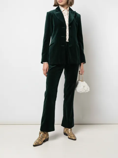 Alexa Chung Tailored velvet trousers 