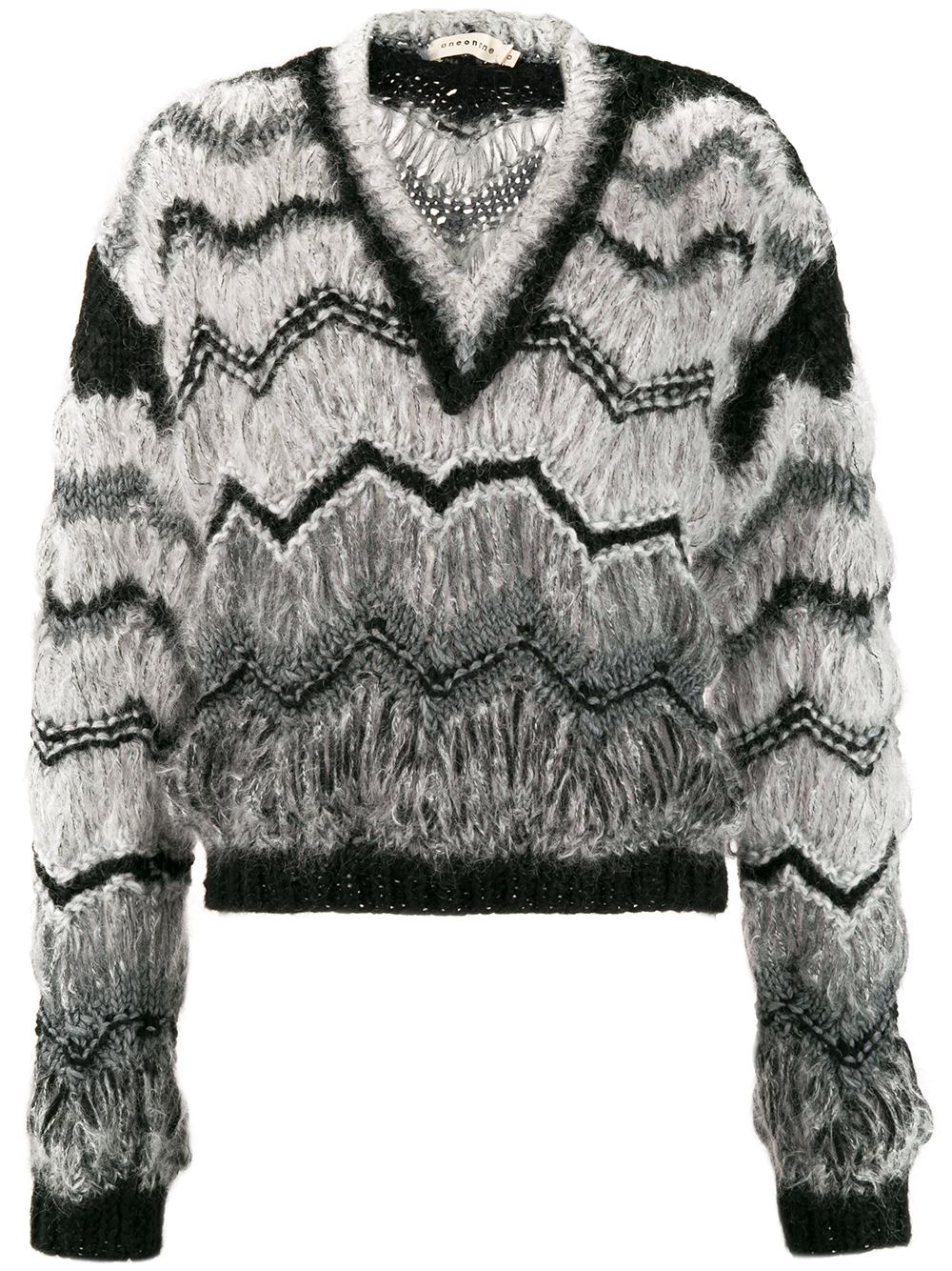 фото Oneonone .zigzag pattern jumper