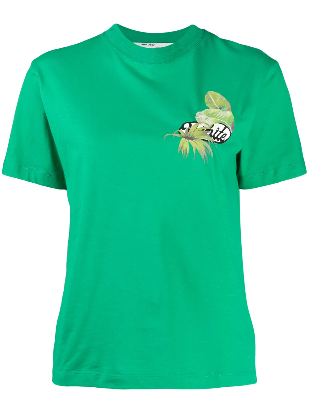 Off-White T-shirts TROPICAL LOGO PRINT T-SHIRT