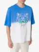 Image 2 of Kenzo Tiger logo embroidered T-shirt