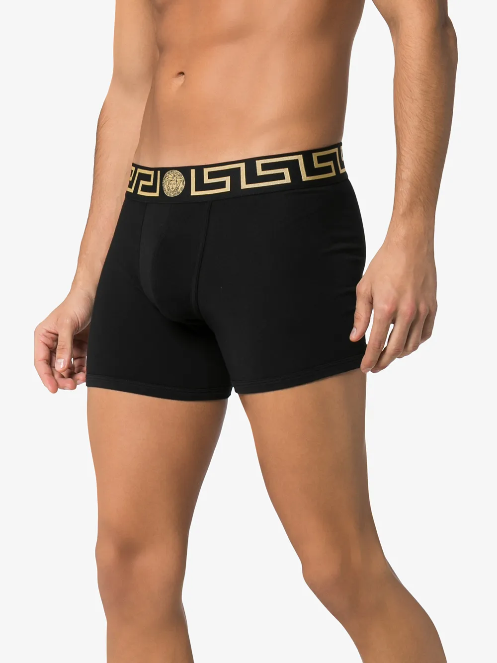 Боксеры с узором Greca от Versace (Версаче). 
