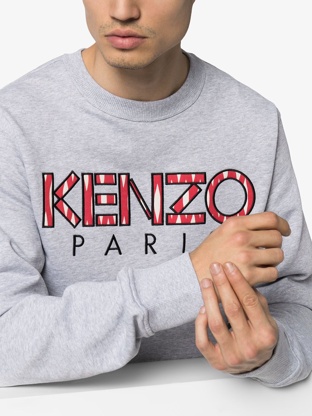 фото Kenzo толстовка с вышитым логотипом