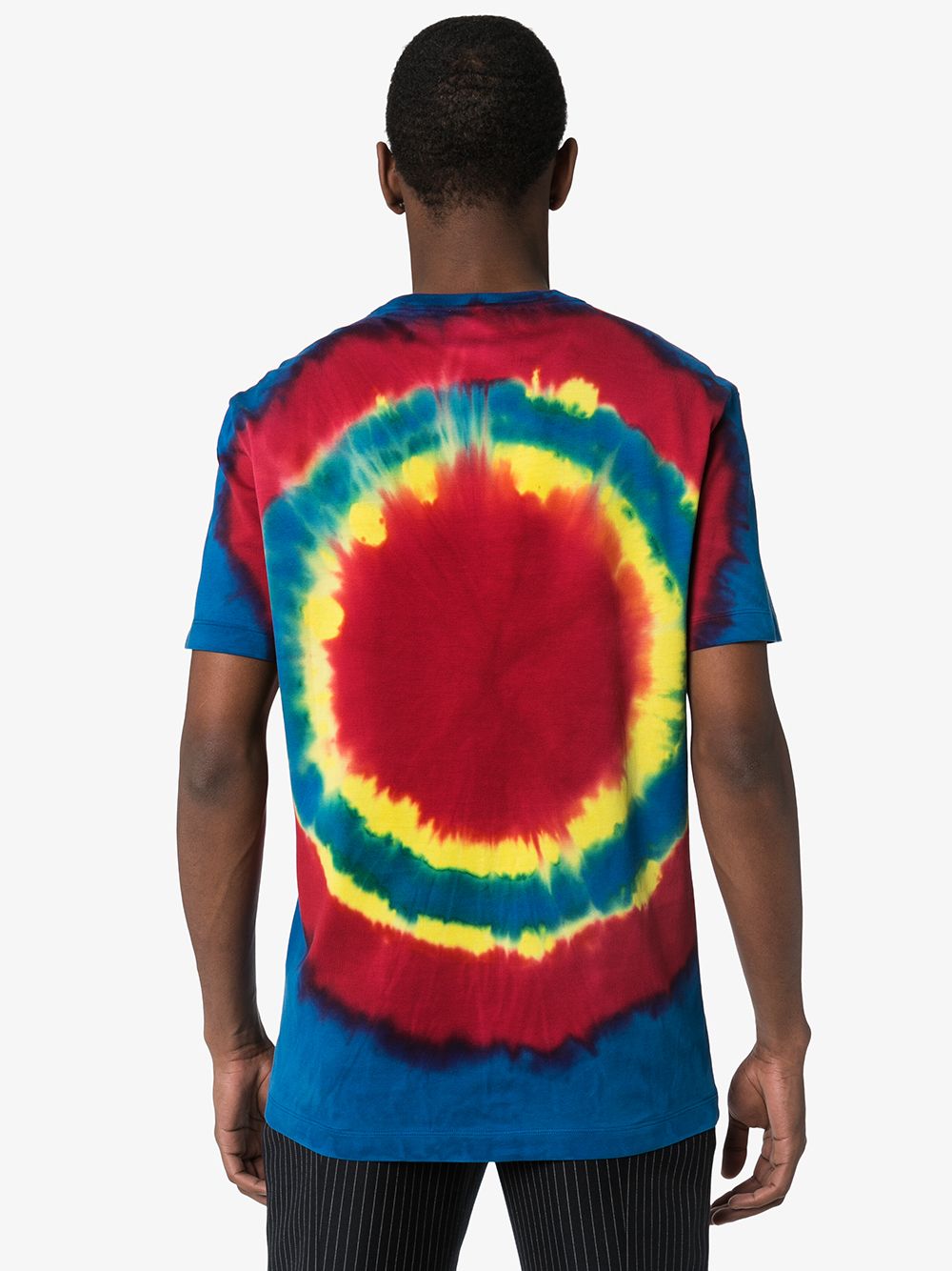 NWT $795 Versace RUNWAY Medusa Logo Tie Dye L/S T-Shirt Men's S SS20  AUTHENTIC
