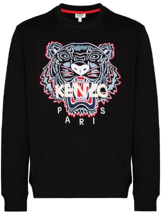 Kenzo Embroidered Tiger Sweatshirt - Farfetch