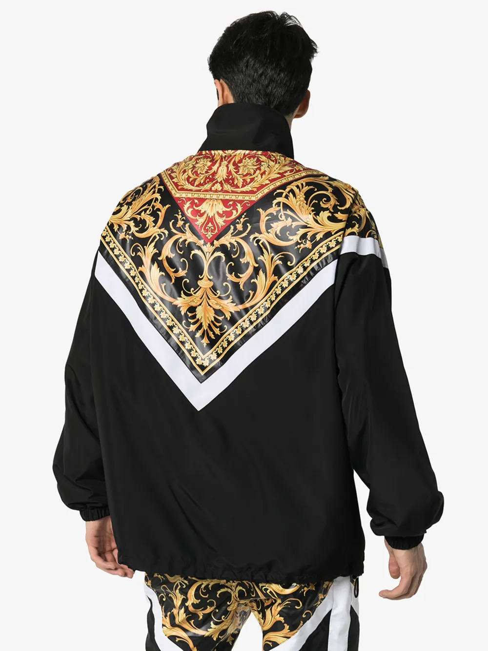 VERSACE LE POP CLASSIQUE BAROQUE PRINT ZIP-UP JACKET,A85246A23253314502907
