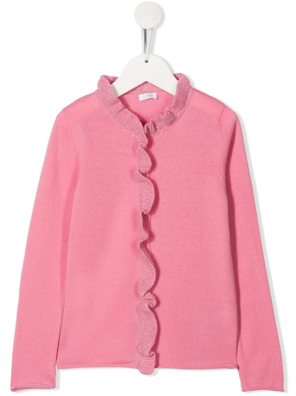 Il Gufo Vest met ruche afwerking Roze