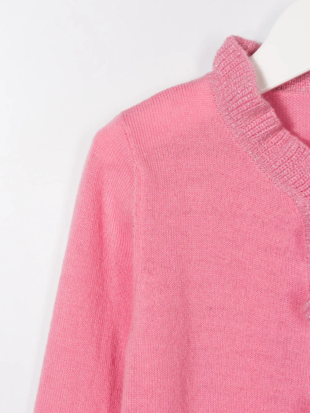Il Gufo Vest met ruche afwerking Roze