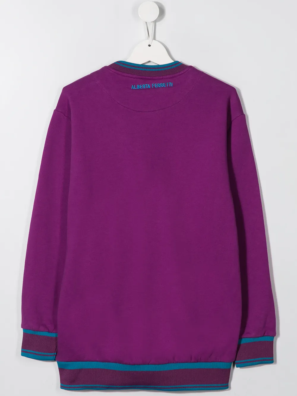 purple sequin jumper