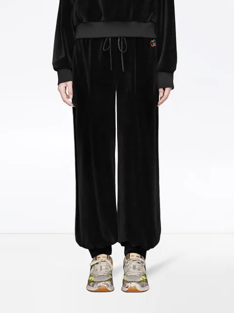 chenille track pants