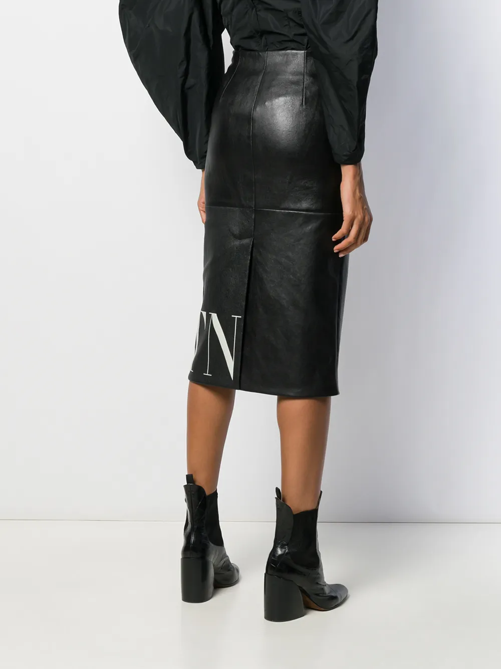 Valentino Garavani Kokerrok met print Zwart