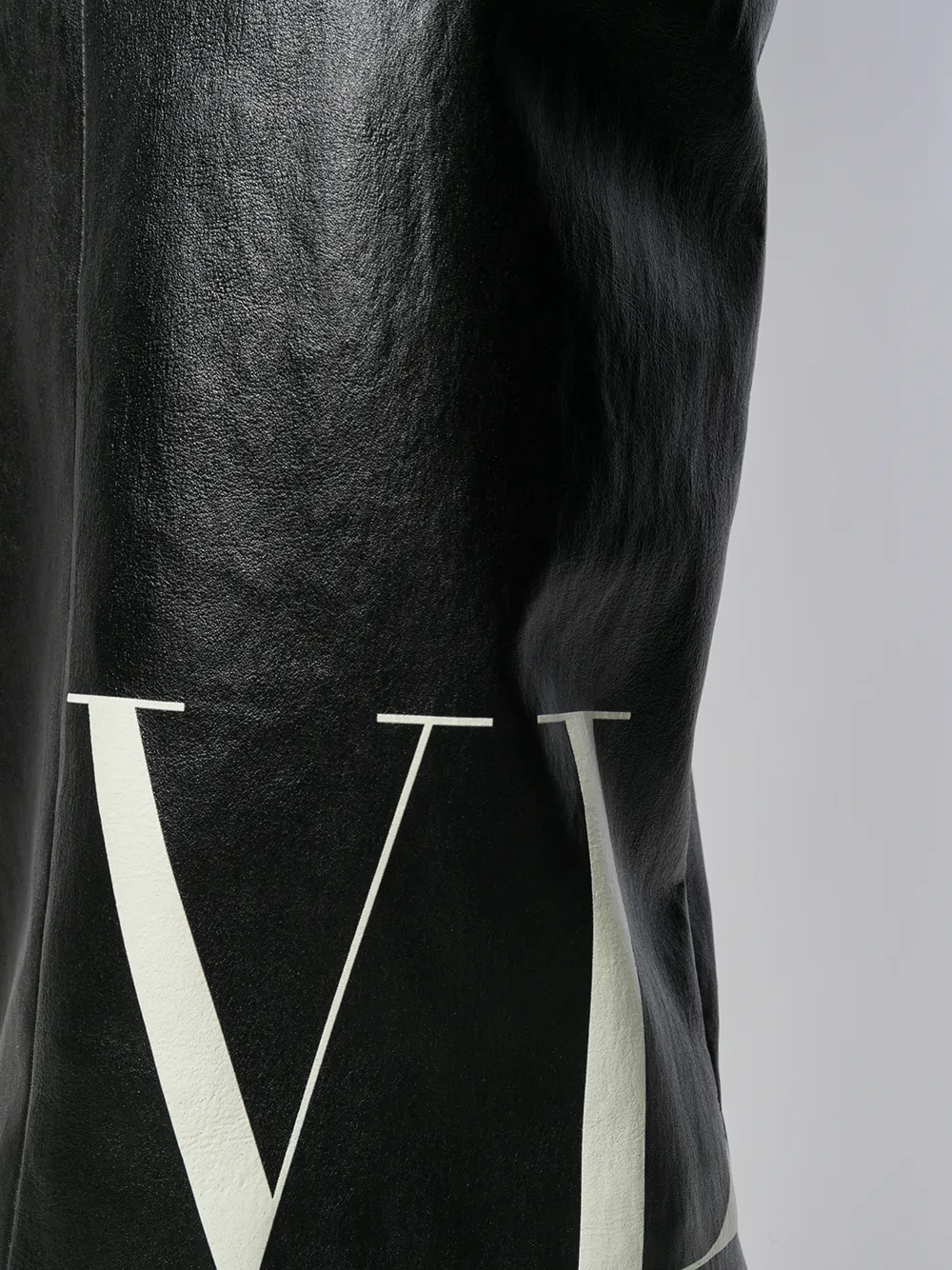 Valentino Garavani Kokerrok met print Zwart
