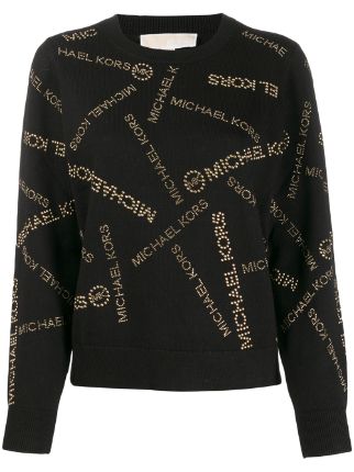 Michael Michael Kors all-over Logo Print Sweater - Farfetch