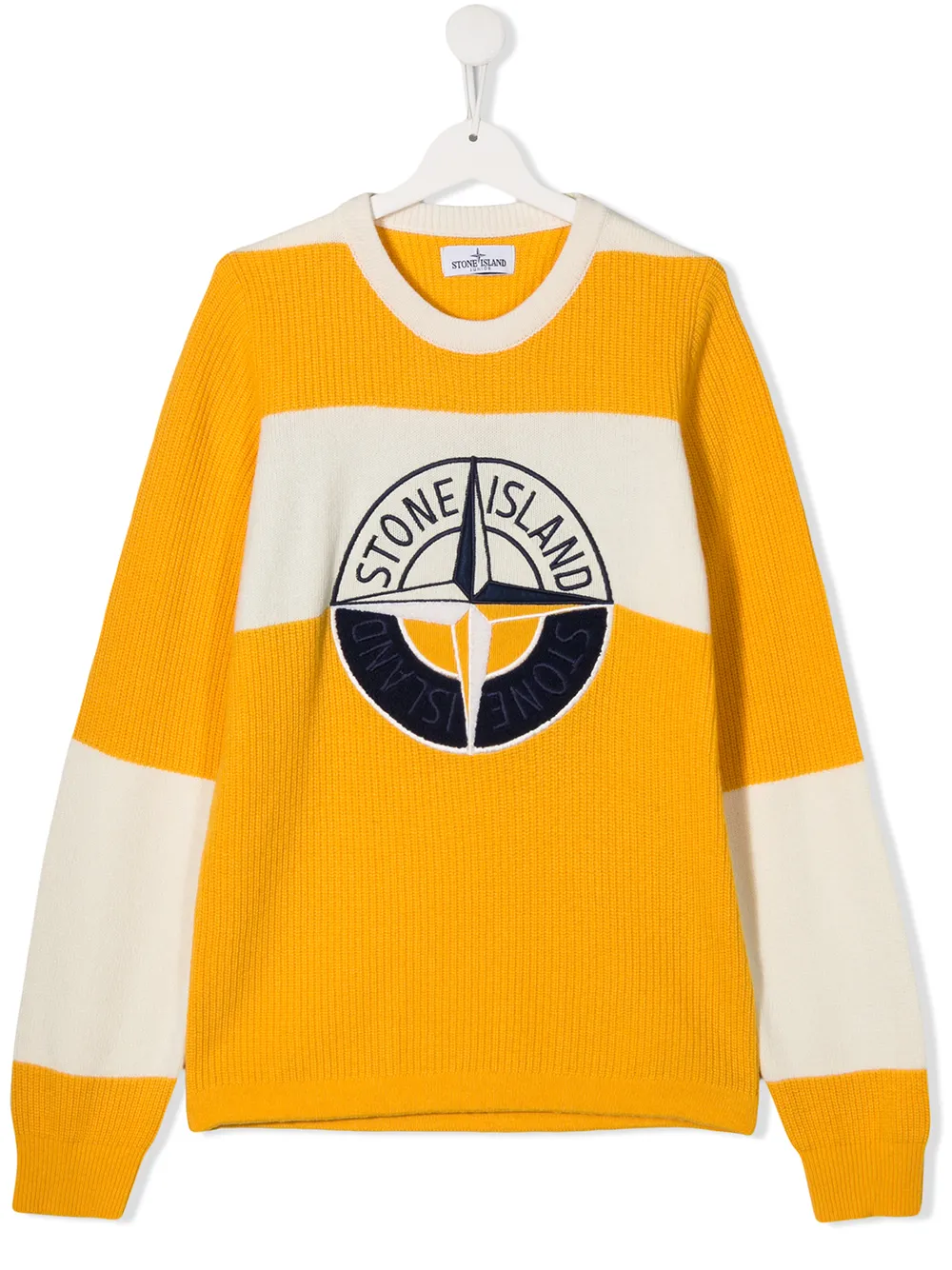 Stone Island Junior джемпер в стиле колор-блок