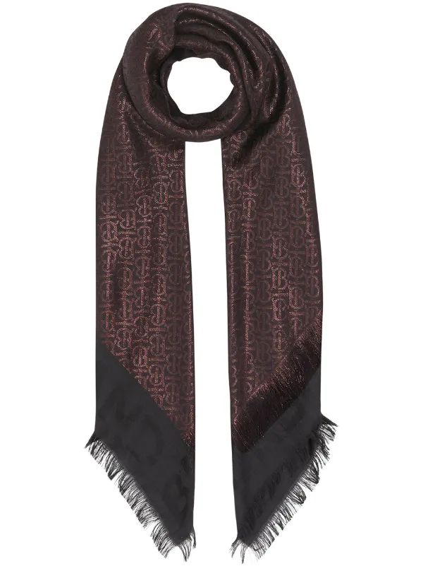 burberry monogram shawl