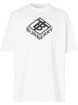 Burberry Logo Cotton T-Shirt White