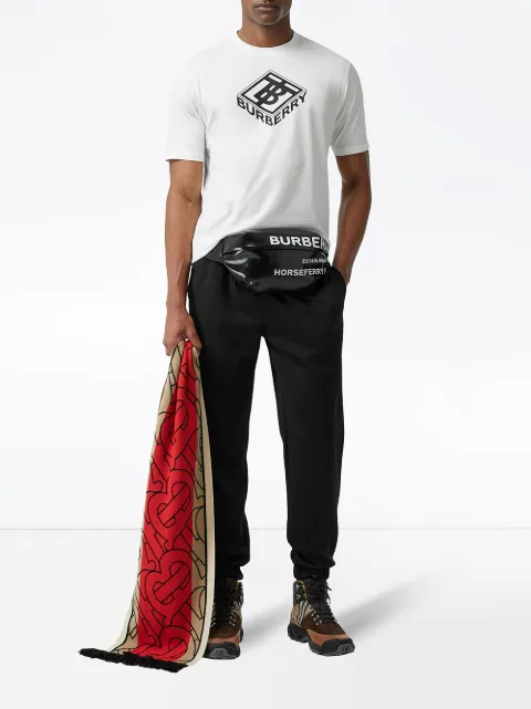 BURBERRY LOGO-PRINT COTTON T-SHIRT