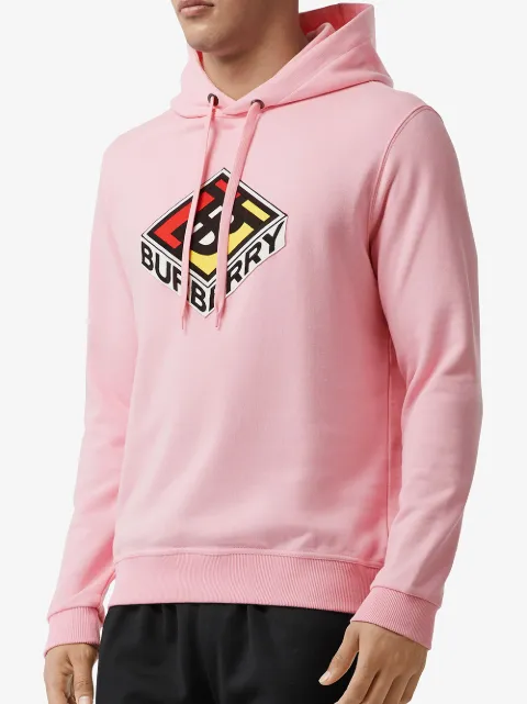 BURBERRY LOGO GRAPHIC HOODIE
