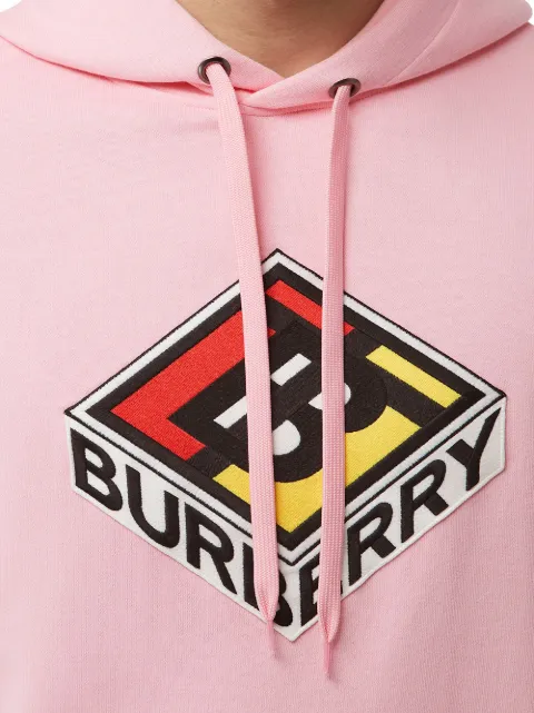 BURBERRY LOGO GRAPHIC HOODIE