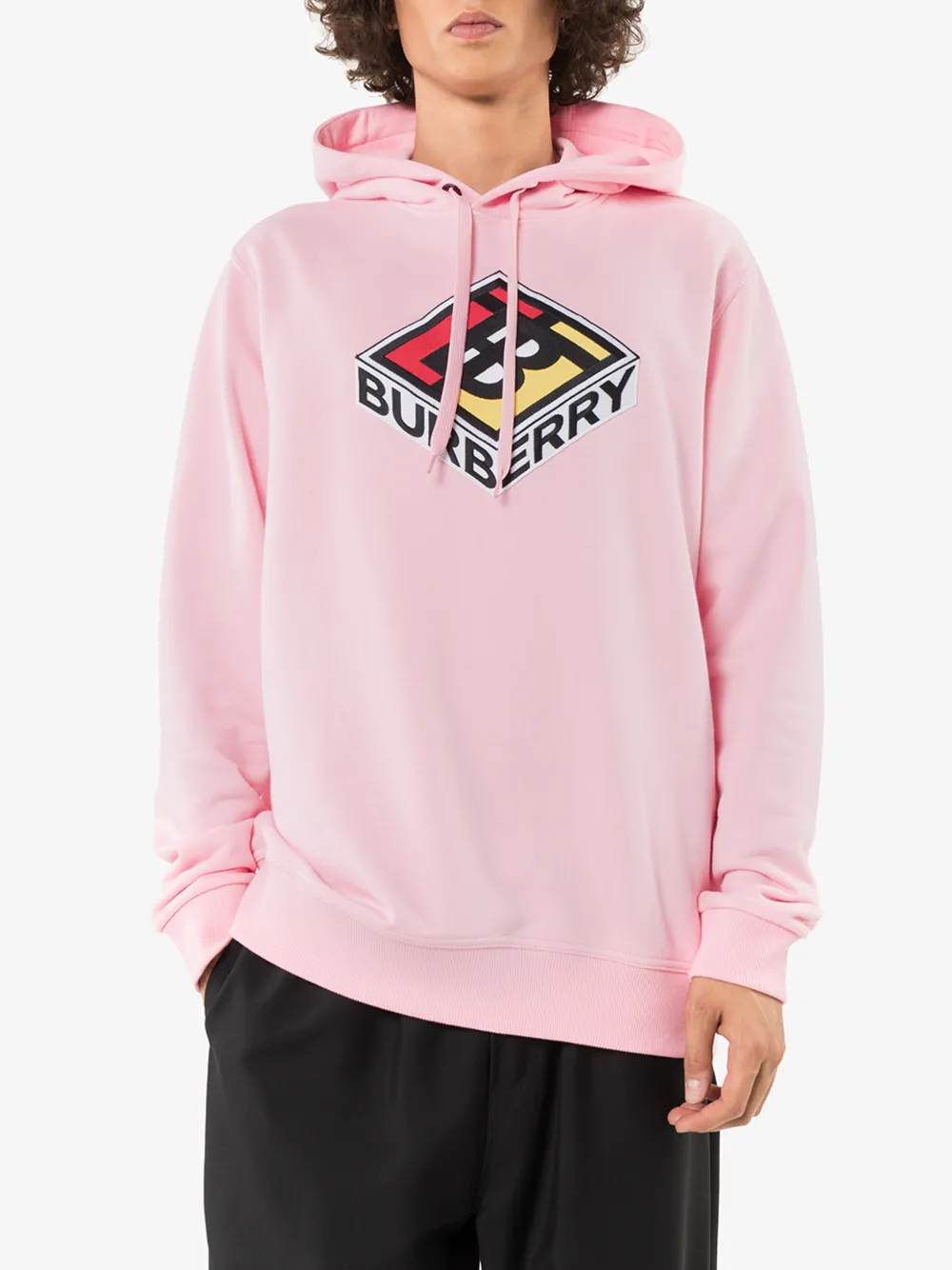 BURBERRY BURBERRY LOGO GRAPHIC HOODIE,802183014503867