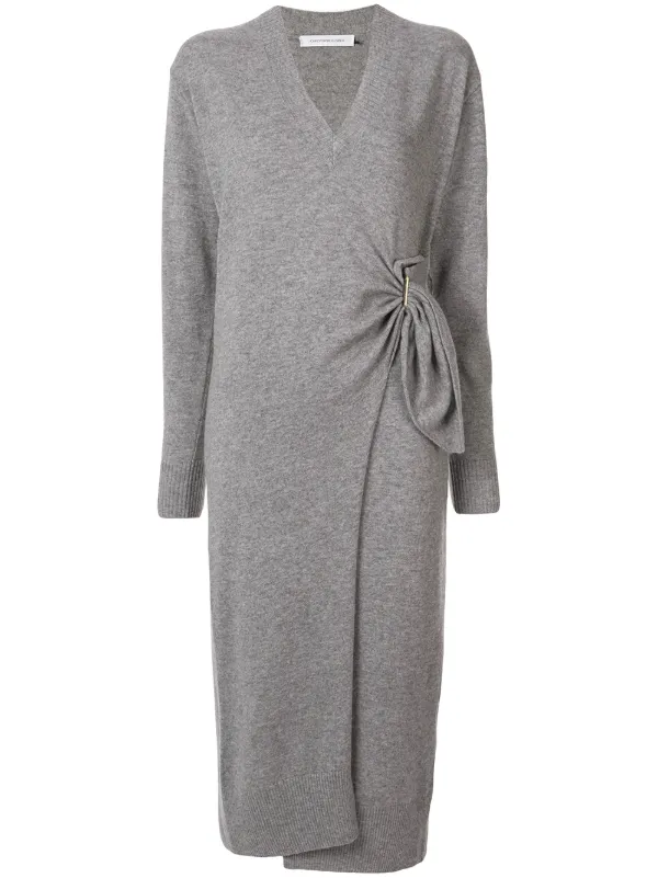 jumper wrap dress