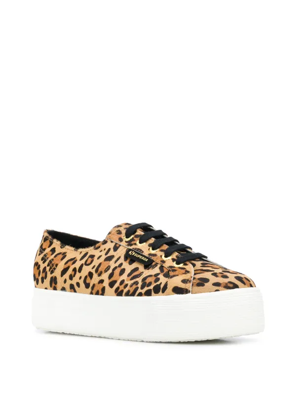 superga leopardate alte