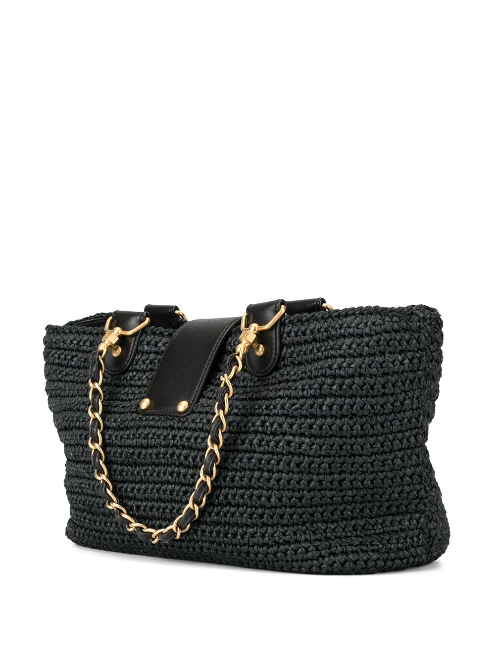 CHANEL basket double chain tote Women