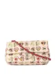 Image 1 of Chanel Pre-Owned Valentine Hearts double chain shoulder bag