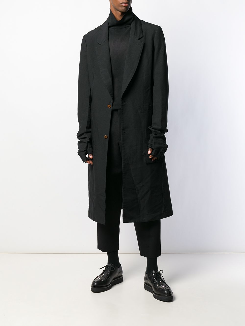 фото Comme Des Garçons Homme Plus длинное пальто