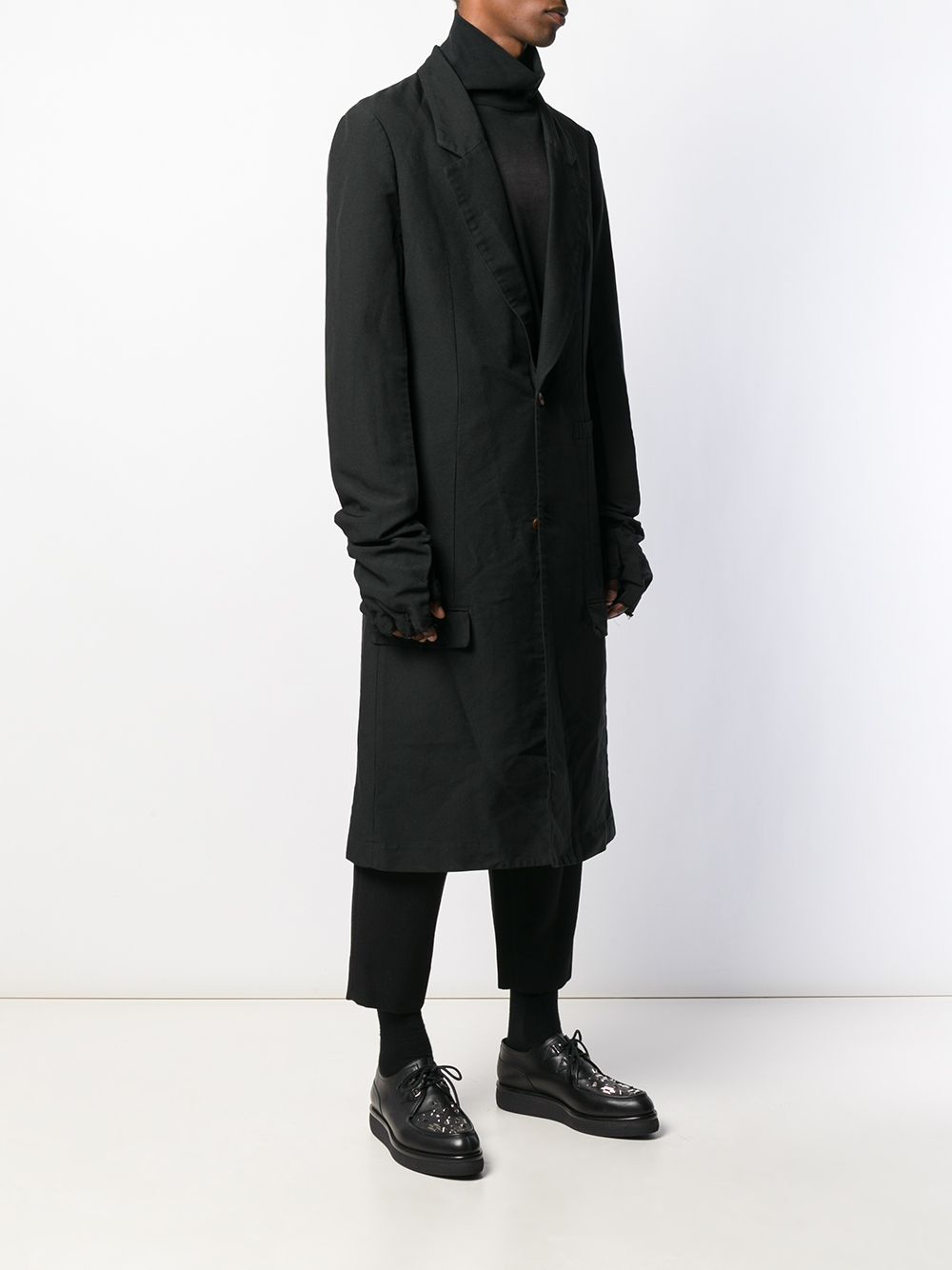 фото Comme Des Garçons Homme Plus длинное пальто