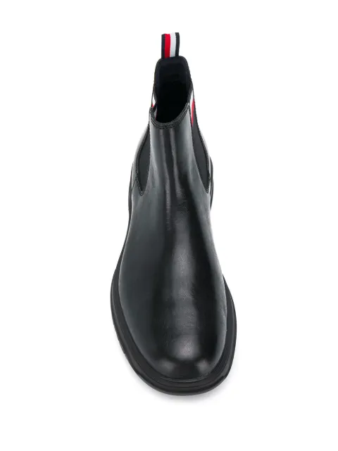 tommy hilfiger metallic cleated chelsea boot