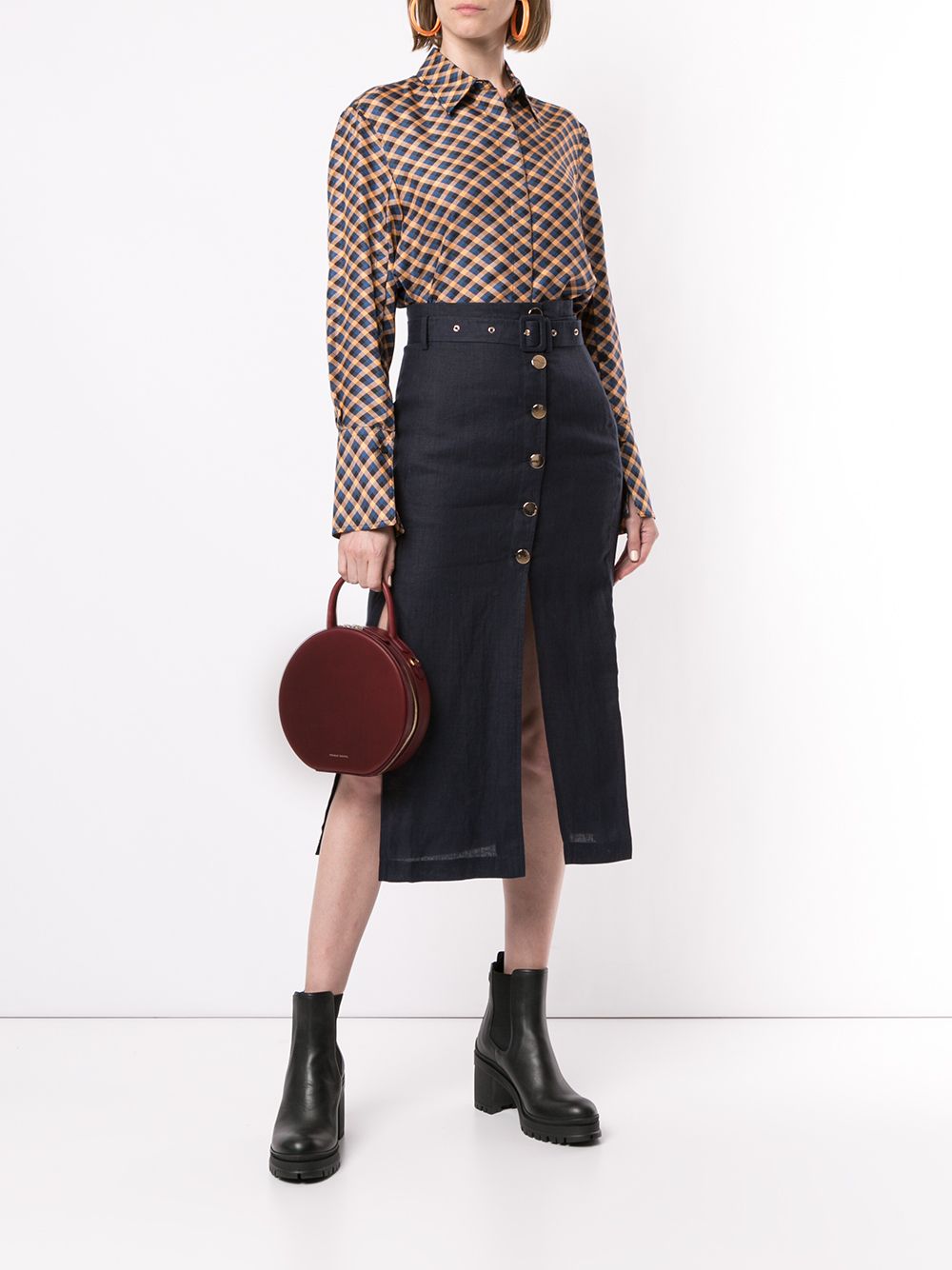 mansur gavriel circle crossbody