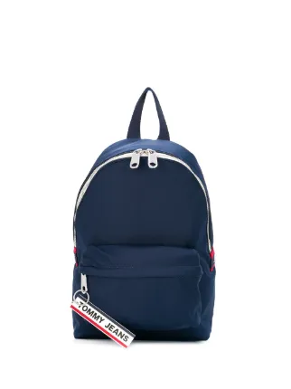 tommy jeans logo tape backpack