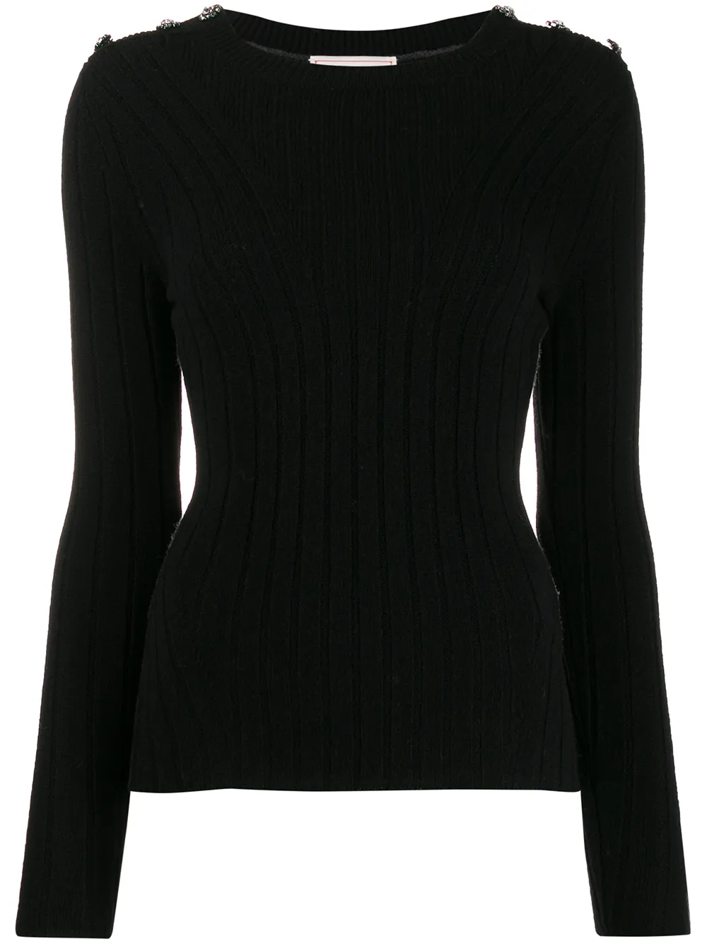 Alexander McQueen Pullover mit schmalem Schnitt - Schwarz
