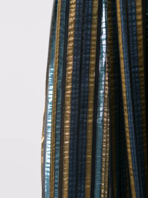 PETER PILOTTO METALLIC LAMÉ MAXI SKIRT