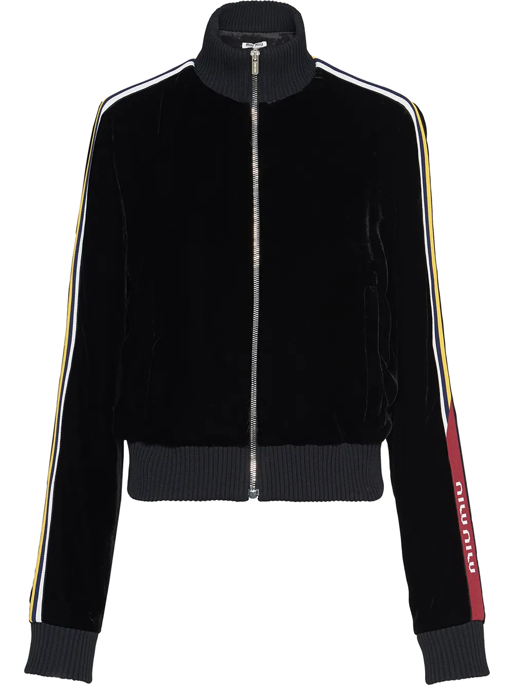 Miu Miu Samtjacke Mit Reißverschluss LHnGT CZIxh Miu Miu Samtjacke Mit Reißverschluss LHnGT CZIxh