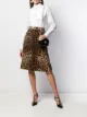 الصورة 2 من Dolce & Gabbana تنورة بطبعة جلد الفهد وتصميم A
