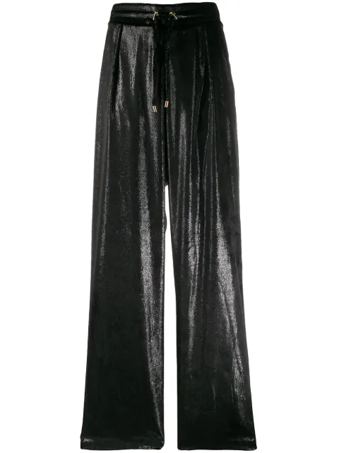 Balmain iridescent drawstring trousers
