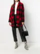 الصورة 2 من Woolrich معطف بأزرار وطبعة