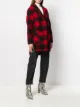 Woolrich معطف بأزرار وطبعة